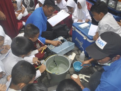 Pengukuran Kadar Air dan Polusi Sekolah